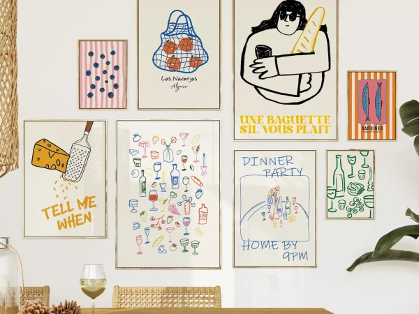 Retro Gallery Wall Set